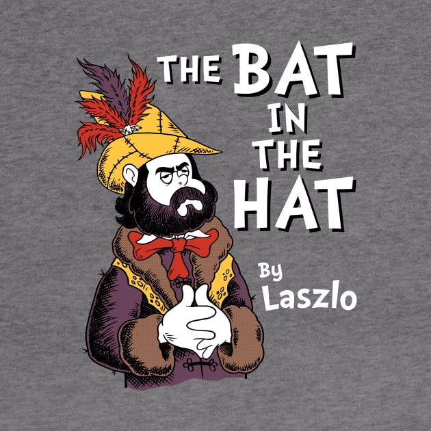 The Bat in the Hat Laszlo - Gothic Funny Cartoon Vampire by Nemons